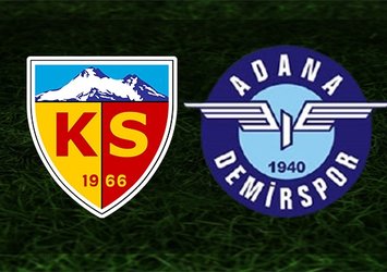 Kayserispor Adana Demirspor maçı ne zaman, saat kaçta ve hangi kanalda?