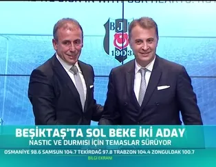 Beşiktaş'tan sol beke iki aday