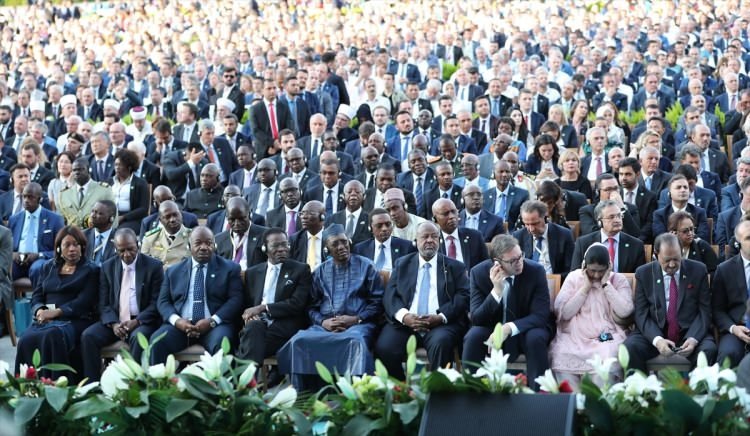 Beştepe’deki törene katılan ünlüler