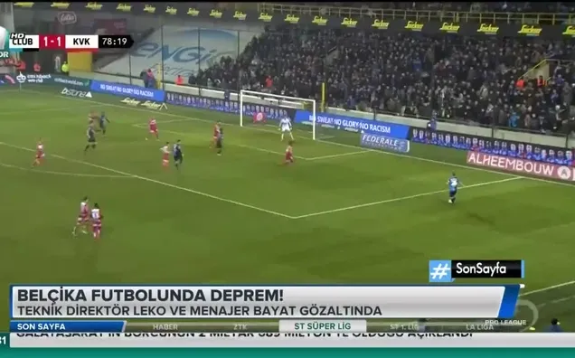 Belçika futbolunda şike depremi!