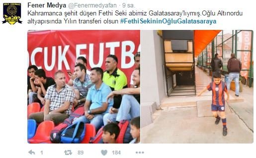 Galatasaray, Fethi Sekin’in oğlu için söz verdi