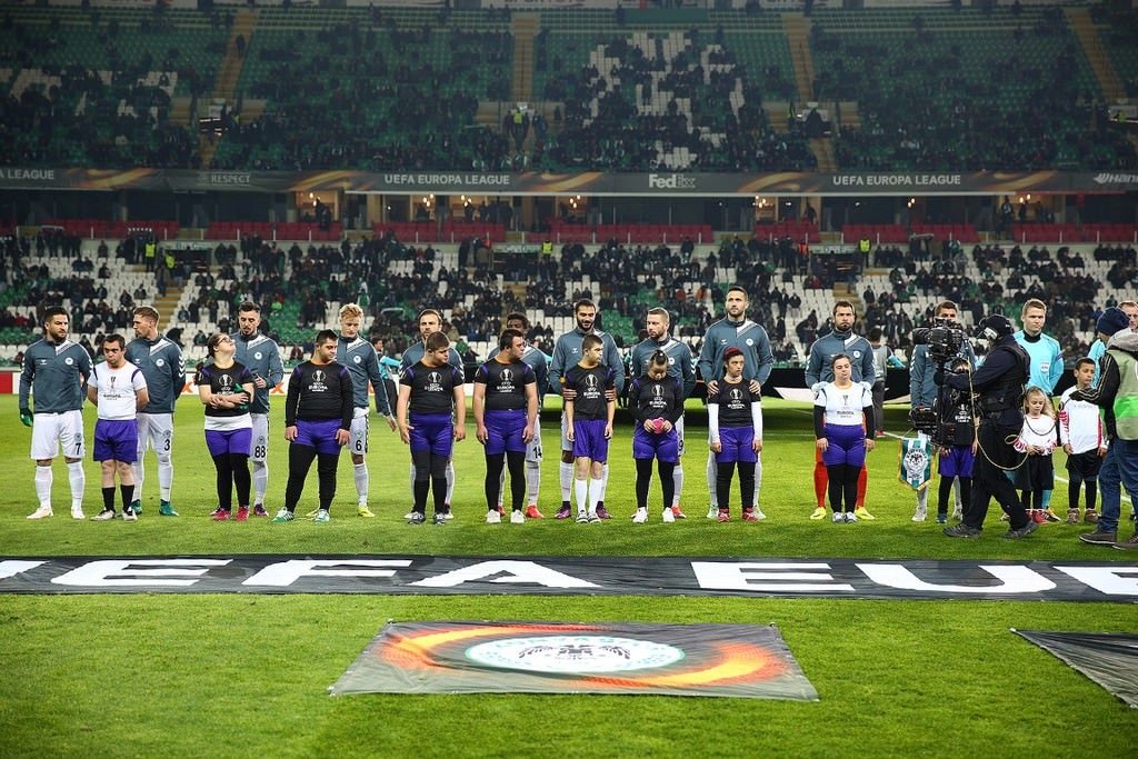 Konyaspor - Gent maçından kareler