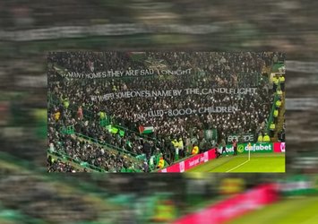 Celtic'ten Filistin'e destek!