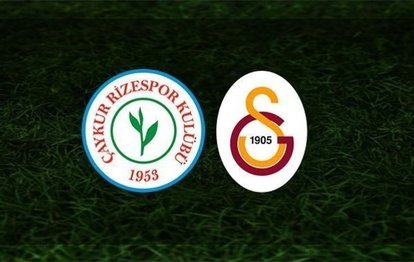 Ç. Rizespor - Galatasaray canlı anlatım Çaykur Rizespor Galatasaray canlı izle