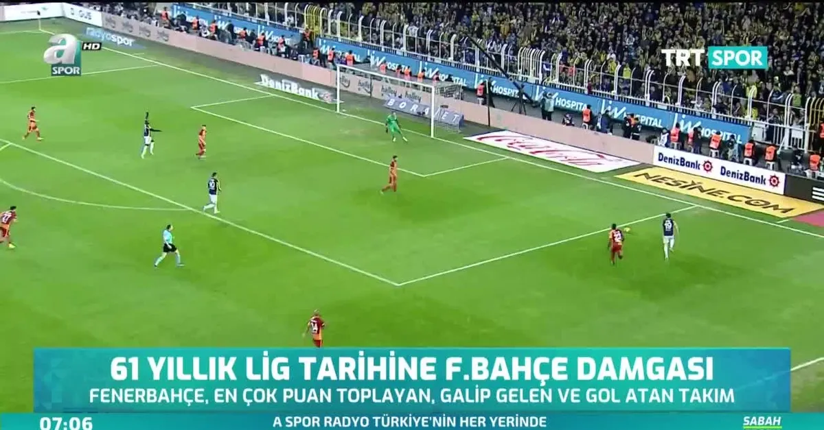 61 yıllık lig tarihine Fenerbahçe damgası