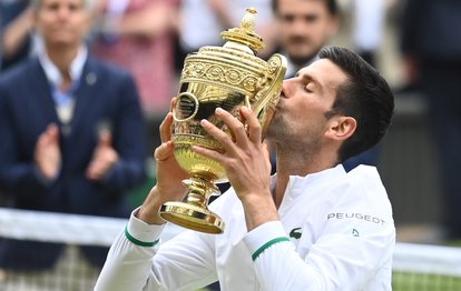 Son dakika spor haberi: Wimbledon tek erkeklerde Novak Djokovic şampiyonluğa ulaştı!