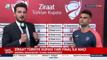 Başakşehir Ankaragücü maçı sonrası Deniz Türüç konuştu!