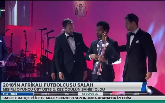 2018 Yılın Afrikalı Futbolcusu Salah