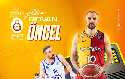 Rıdvan Öncel Galatasaray MCT Technic forması giyecek