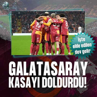 Galatasaray kasayı doldurdu! Tam 5.5 milyar...