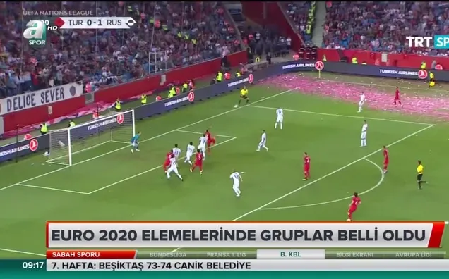 A Milli Futbol Takımı H grubu'nda yer aldı