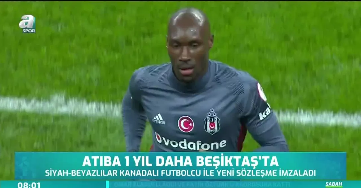 Atiba 1 yıl daha Beşiktaş'ta