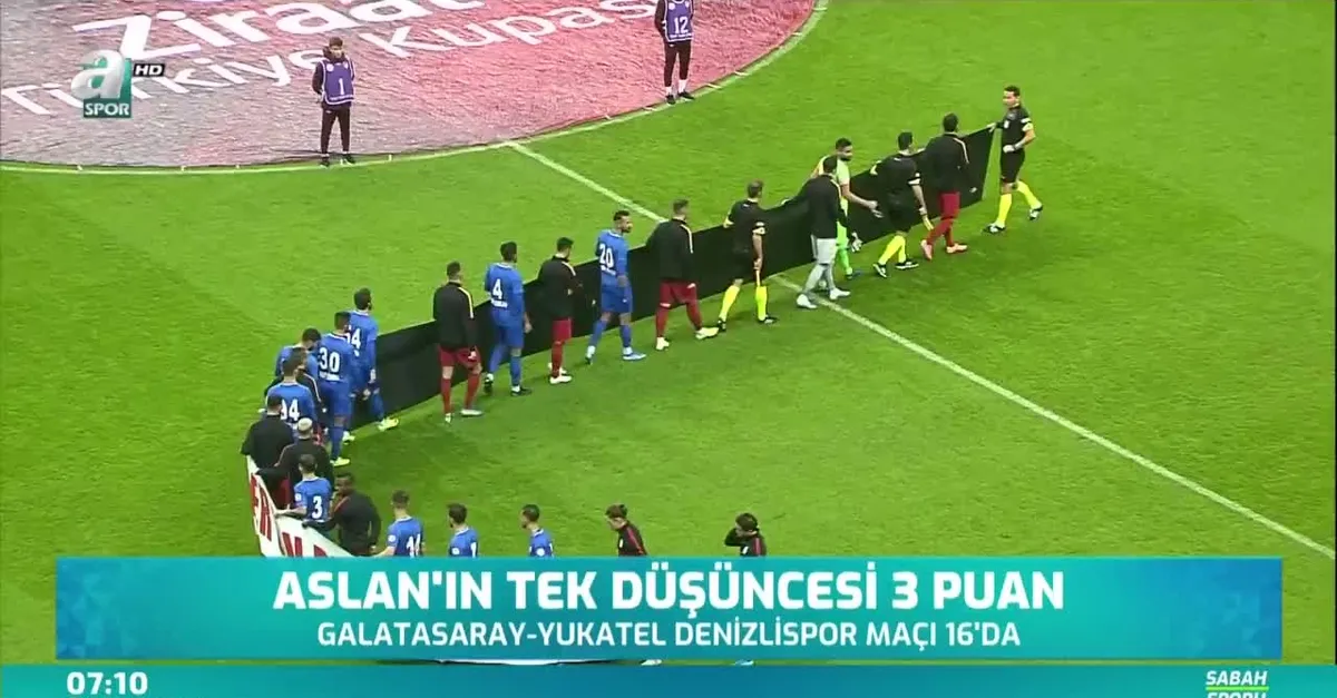 Aslan'ın tek düşüncesi 3 puan