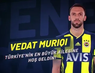 Fenerbahçe Vedat Muriç transferini böyle duyurdu!