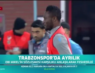 Trabzonspor'da ayrılık