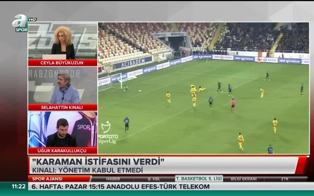 "Ünal Karaman istifa etti"