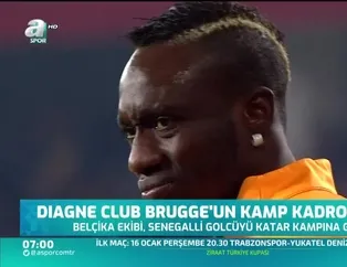 Diagne Club Brugge kamp kadrosunda yok