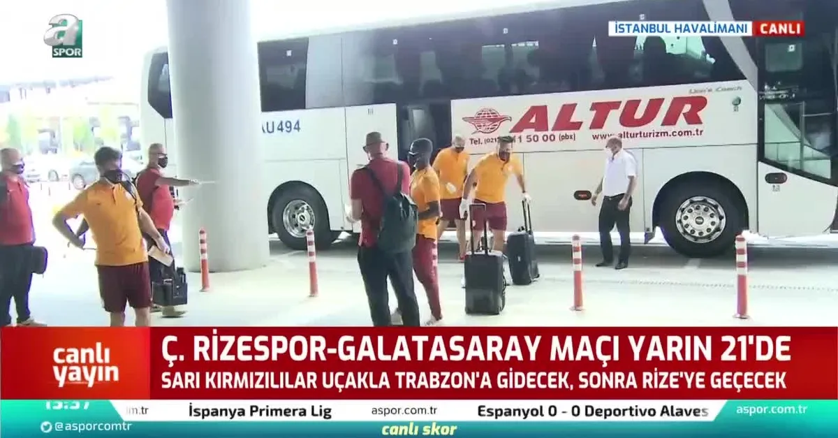 Galatasaray Trabzon'a uçtu
