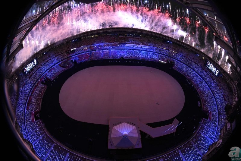 Son dakika spor haberi: Tokyo 2020 Olimpiyatları açılış töreninde dikkat çeken görüntüler!