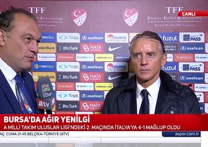Mancini: Oyundan düşmemize rağmen takımım reaksiyon gösterdi!