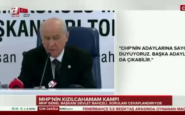 Devlet Bahçeli: "Beşiktaş sahadan kaçmaz"