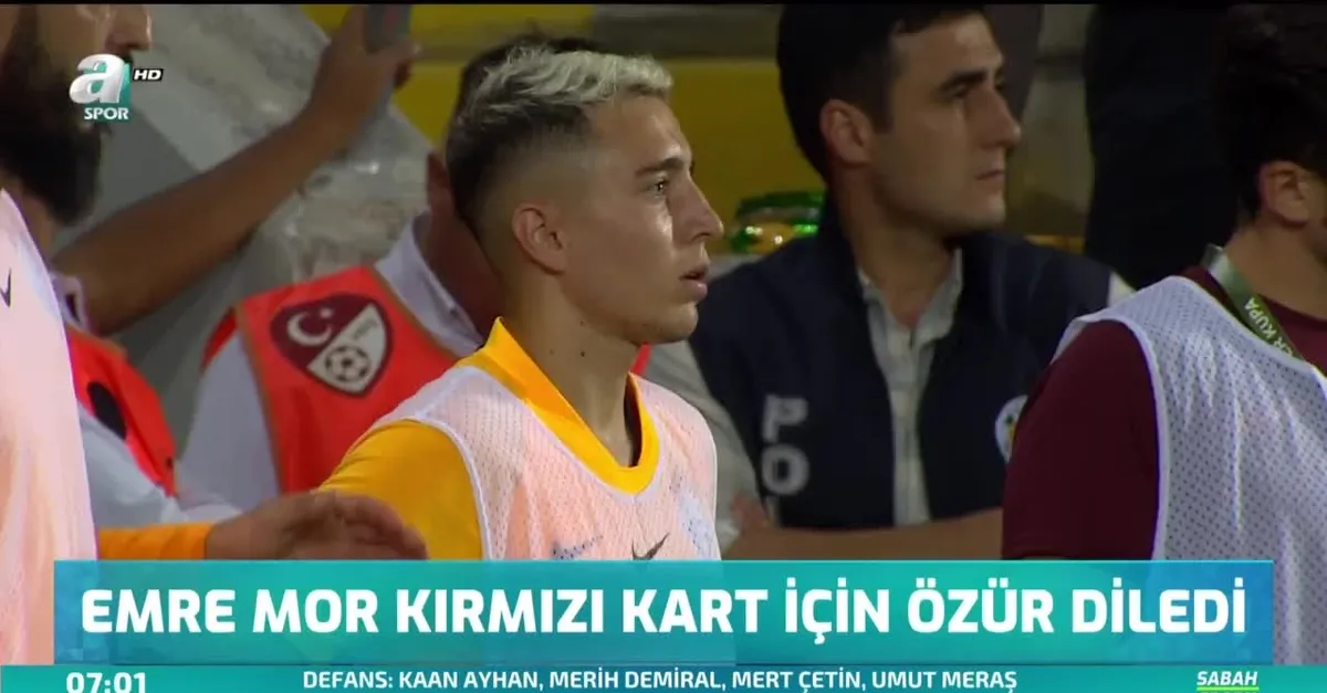 Emre Mor kırmızı kart için özür diledi
