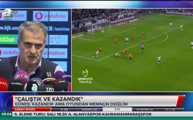 Şenol Güneş: Çok çalıştık ve kazandık