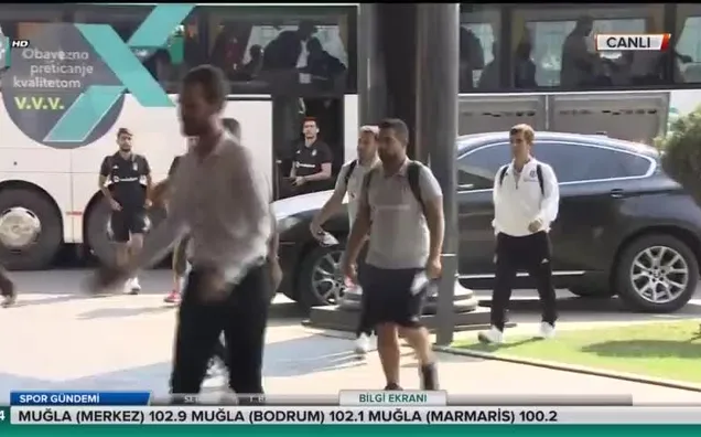 Beşiktaş kafilesi Sırbistan'da
