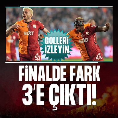 Barış Alper perdeyi açtı! İşte Trabzonspor-Galatasaray maçının tüm golleri