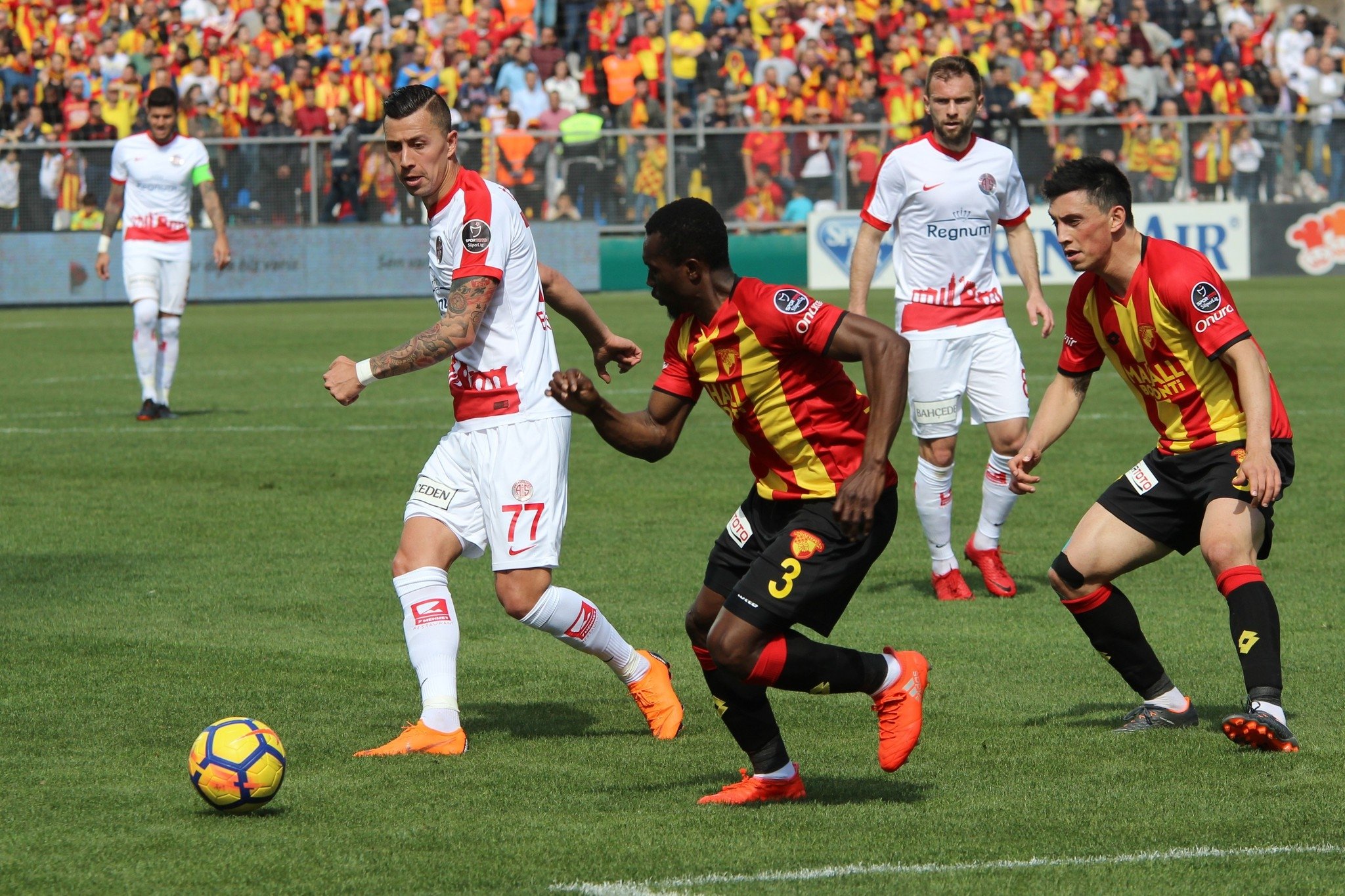 Göztepe - Antalyaspor maçından kareler!