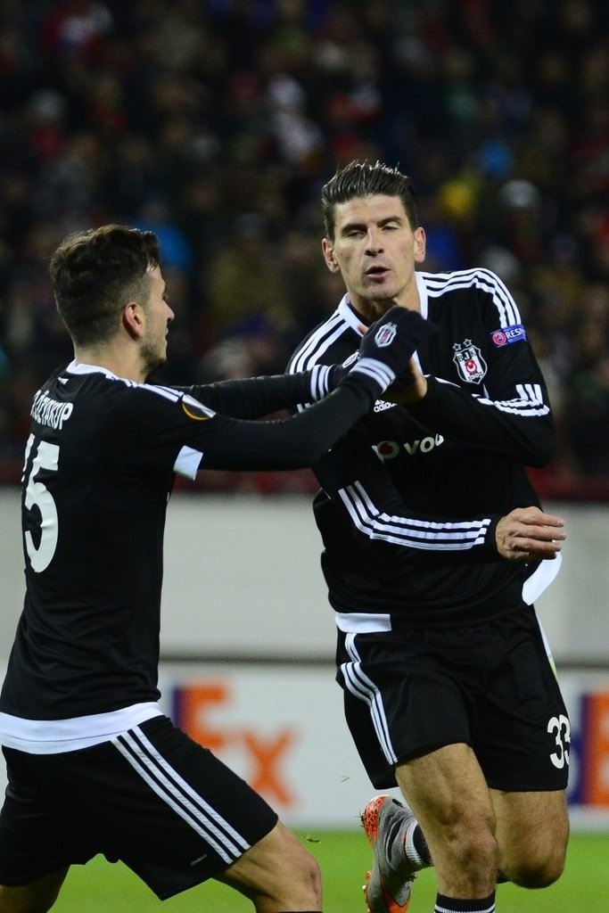 Lokomotiv Moskova - Beşiktaş maçından kareler