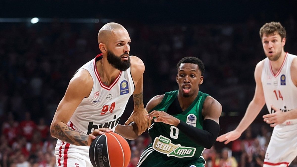 Panathinaikos-Olympiakos maçı sonrası büyük kavga! Tyrique Jones ile Kendrick Nunn...