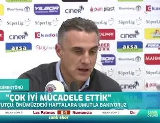 Tayfur Havutçu: “11’e 11 olsa kazanabilirdik” ​