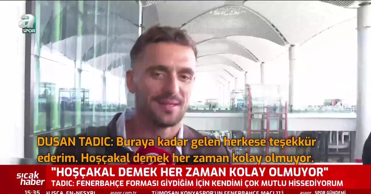Dusan Tadic'ten flaş itiraf: Dzeko ile oynamama kararı...