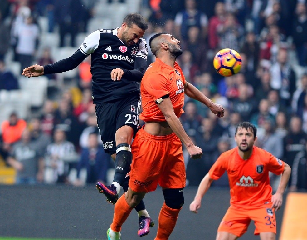 Beşiktaş-Medipol Başakşehir karşılaşmasından kareler