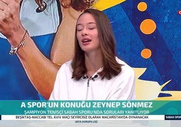 Şampiyon Sönmez'den A Spor'a özel açıklamalar
