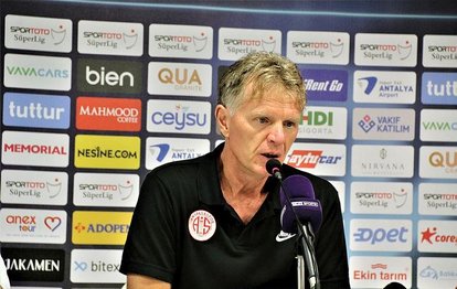 Antalyaspor Teknik Sorumlusu Alfons Groenendijk Ankaragücü maçının ardından konuştu!