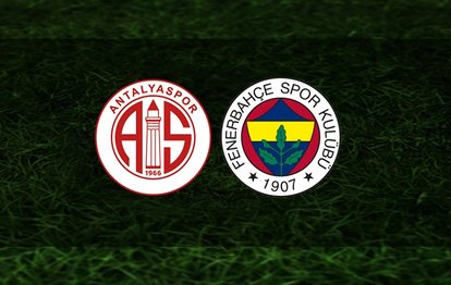 Antalyaspor Fenerbahçe maçı ne zaman, saat kaçta? Hangi kanalda CANLI yayınlanacak? İşte muhtemel 11’ler