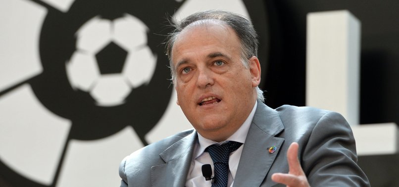 La Liga Başkanı Javier Tebas: İspanyol futbolunun kaybı 490 milyon euro