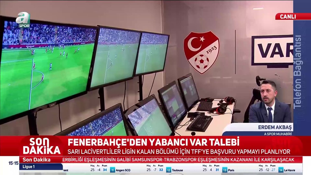 Fenerbahçe’den yabancı VAR talebi - Aspor