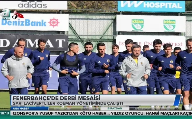 Fenerbahçe'de derbi mesaisi