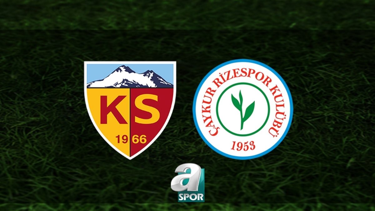 Bellona Kayserispor-Çaykur Rizespor maçı CANLI İZLE Bellona Kayserispor-Çaykur Rizespor maçı CANLI İZLE
