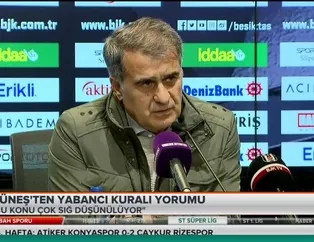 Şenol Güneş'ten Karius açıklaması