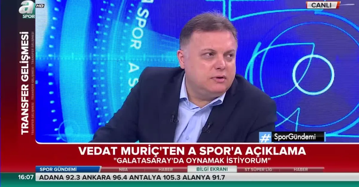 Vedat Muriç Galatasaray'ı açıkladı