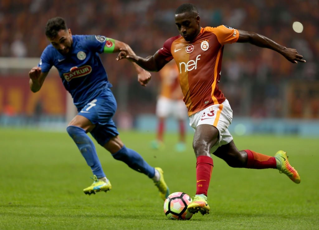 Galatasaray-Rizespor maçından kareler