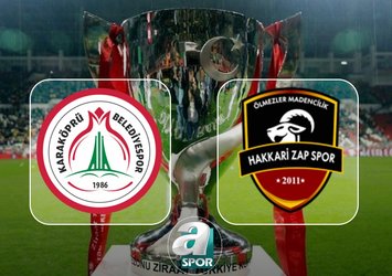 Karaköprü Belediyespor-Hakkari Zap Spor maçı saat kaçta?