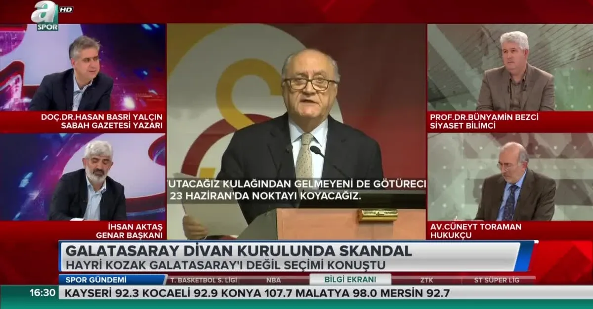 Galatasaray Divan Kurulu'nda skandal
