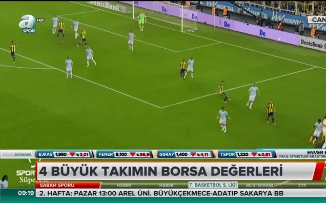 4 büyük takımın borsa değerleri