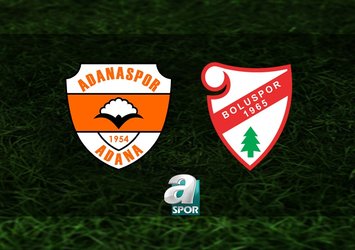 Adanaspor-Boluspor maçı saat kaçta?