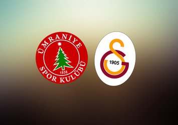 Ümraniye ile G.Saray ilk kez resmi maçta rakip